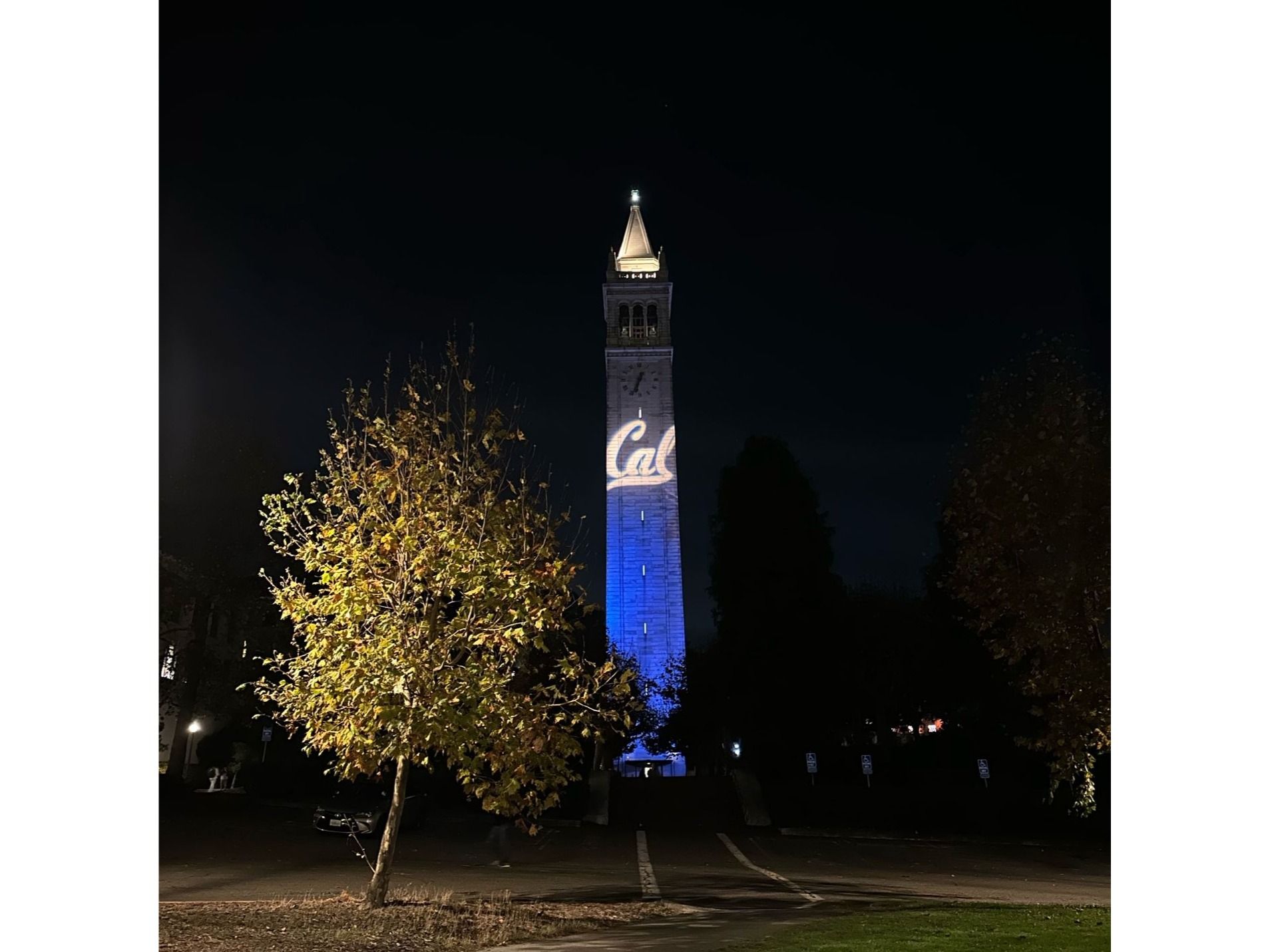 A tall tower with a blue light on itAI-generated content may be incorrect.